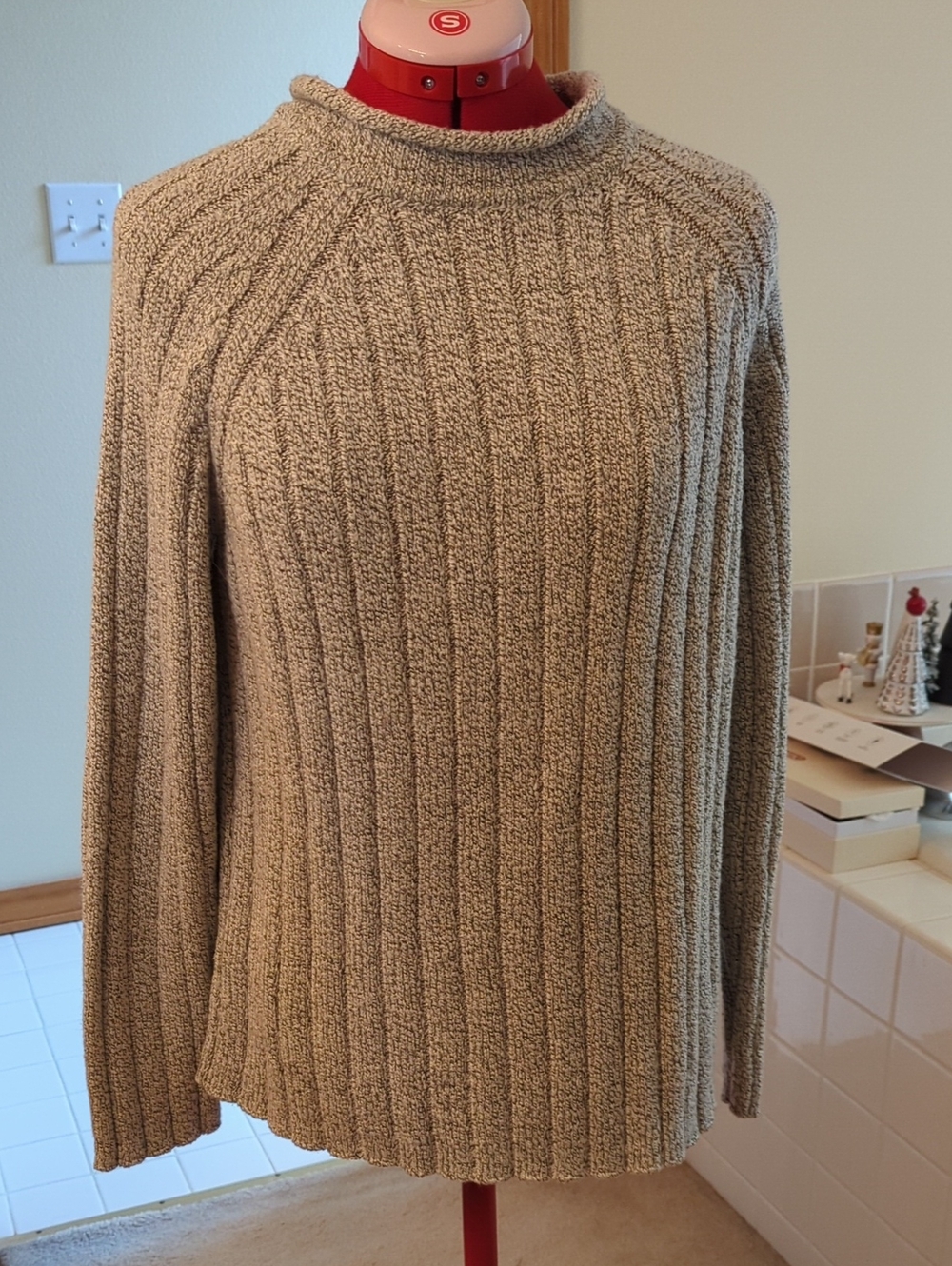White Stag Women's Crewneck Sweater - Taupe